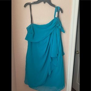 Teal Mini Dress